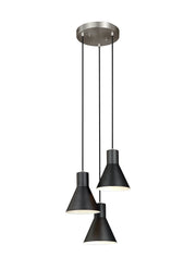 Generation Lighting - 5141303EN3-962 - Three Light Cluster Pendant - Towner - Brushed Nickel