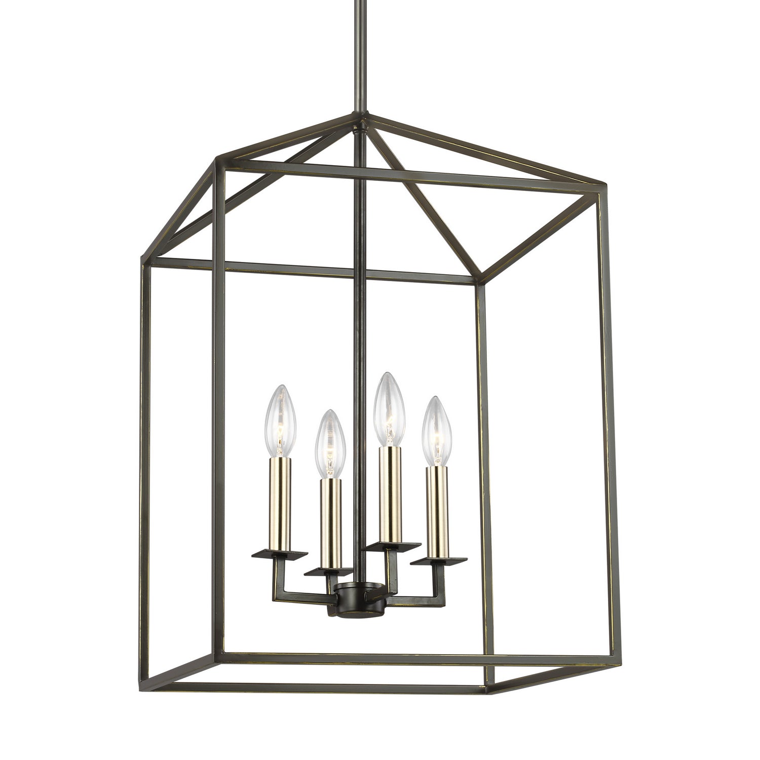 Generation Lighting - 5215004EN-710 - Four Light Hall / Foyer - Perryton - Bronze