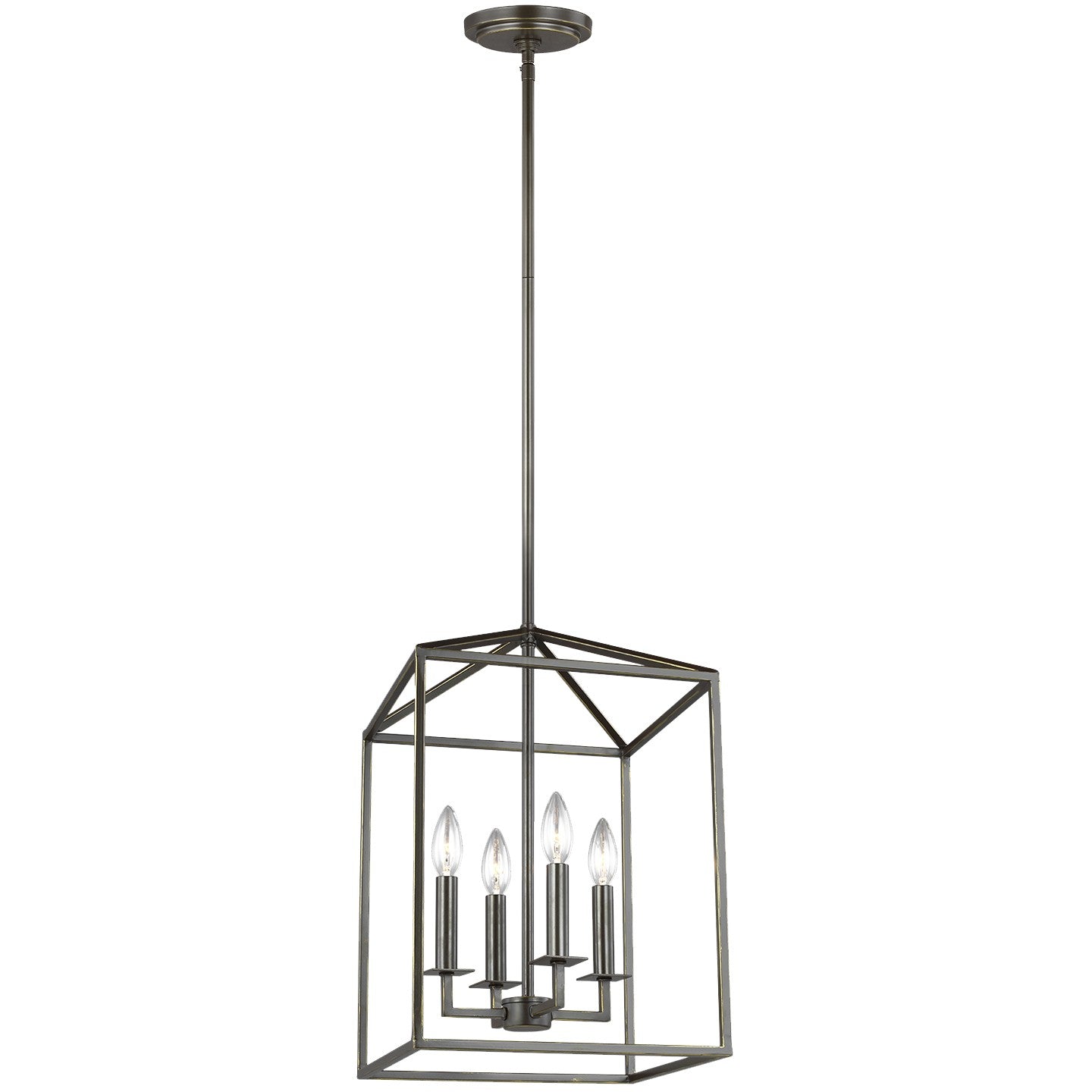 Generation Lighting - 5215004EN-710 - Four Light Hall / Foyer - Perryton - Bronze