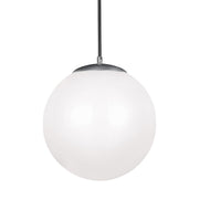 Visual Comfort Studio - 602493S-04 - LED Pendant - Leo - Hanging Globe - Satin Aluminum