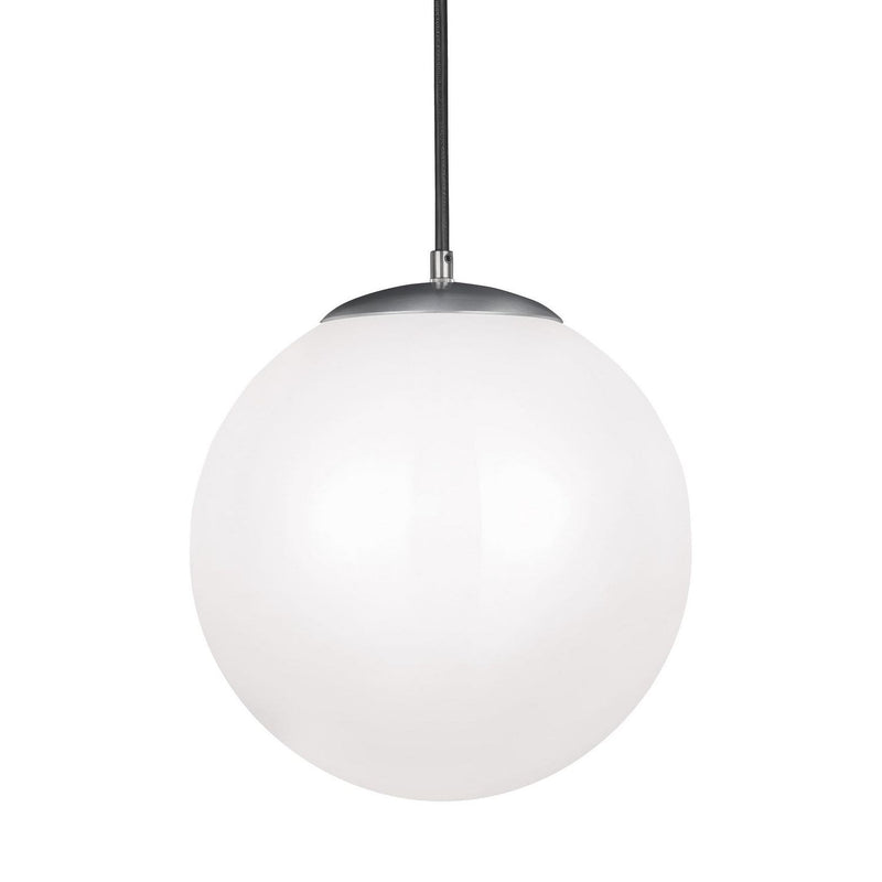 Visual Comfort Studio - 602493S-04 - LED Pendant - Leo - Hanging Globe - Satin Aluminum