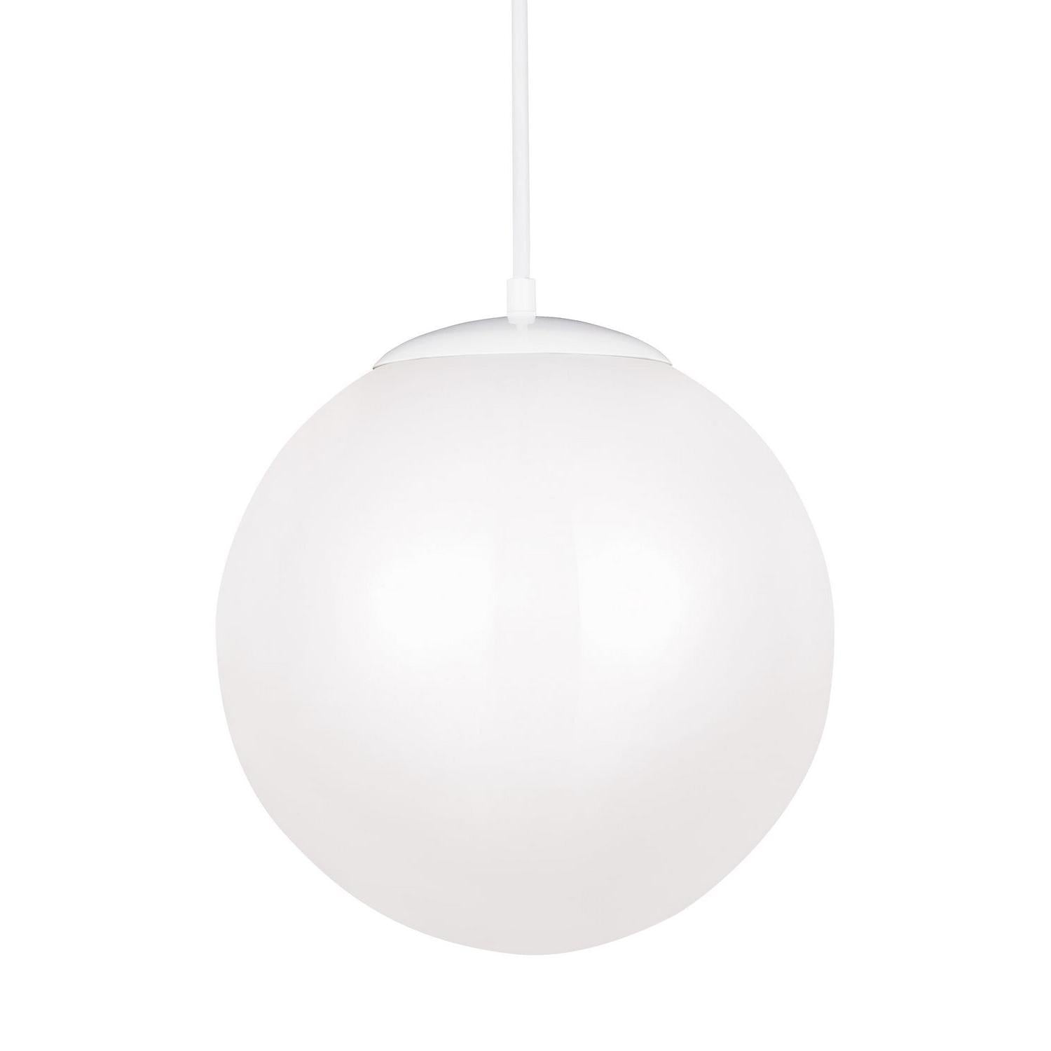 Visual Comfort Studio - 602493S-15 - LED Pendant - Leo - Hanging Globe - White