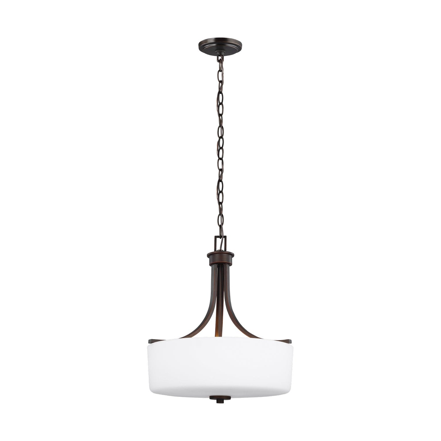 Generation Lighting - 6528803-710 - Three Light Pendant - Canfield - Bronze