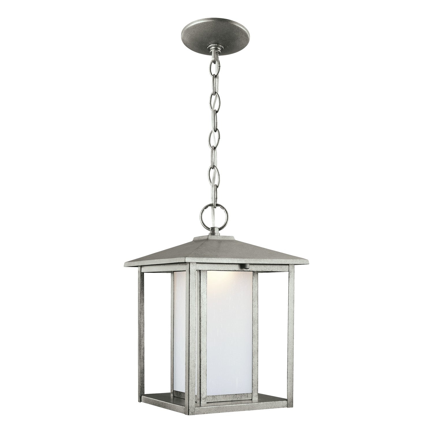 Generation Lighting - 6902997S-57 - LED Outdoor Pendant - Hunnington - Weathered Pewter