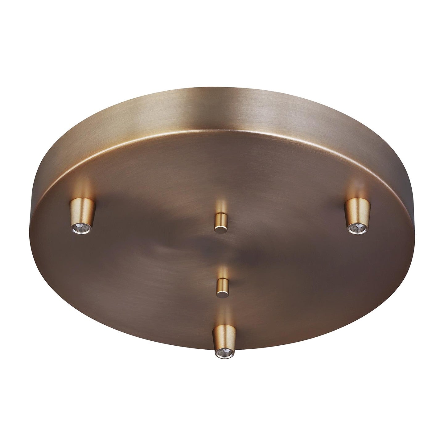 Generation Lighting - 7449403-848 - Three Light Cluster Canopy - Multi-Port Canopy - Satin Brass