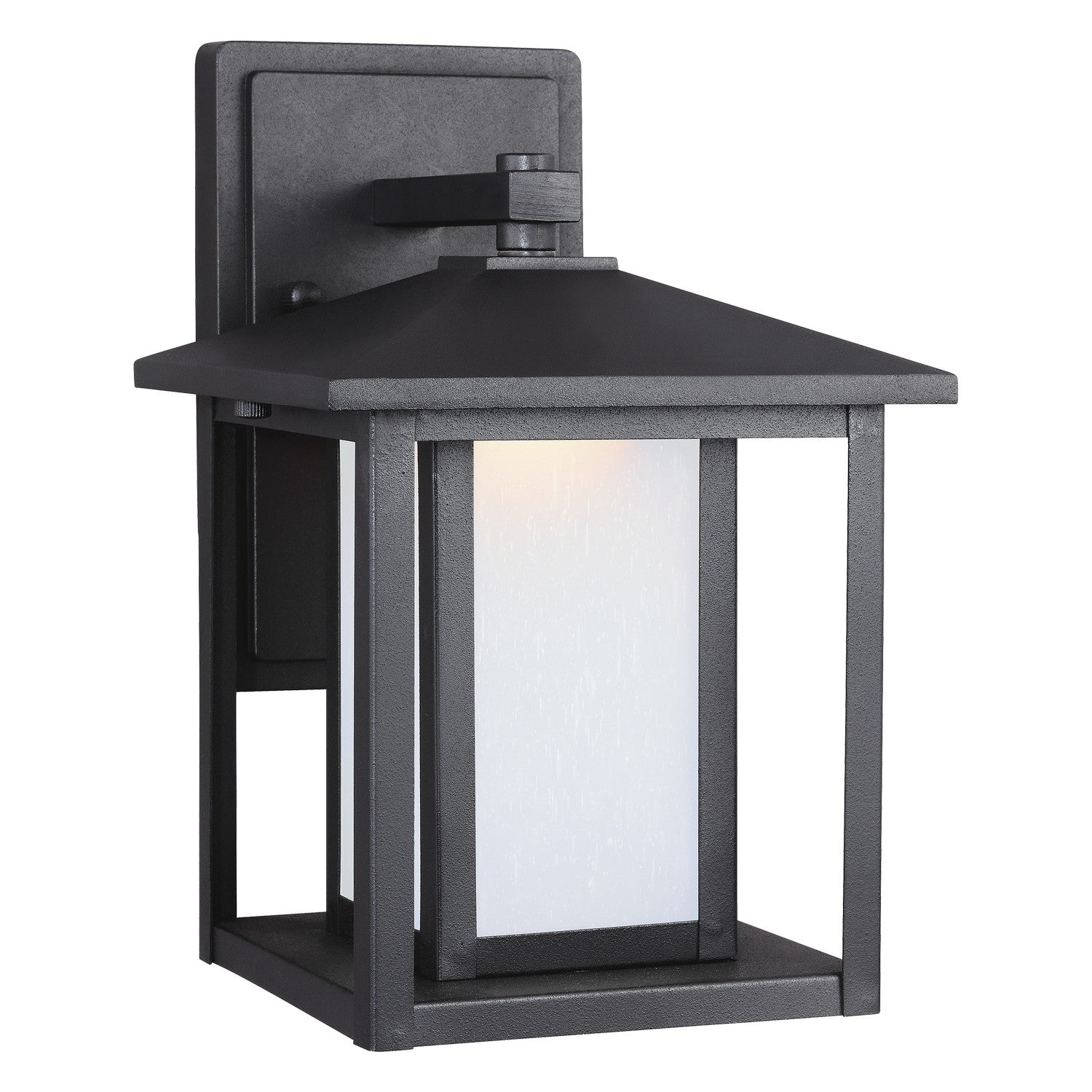 Generation Lighting - 8902997S-12 - LED Outdoor Wall Lantern - Hunnington - Black