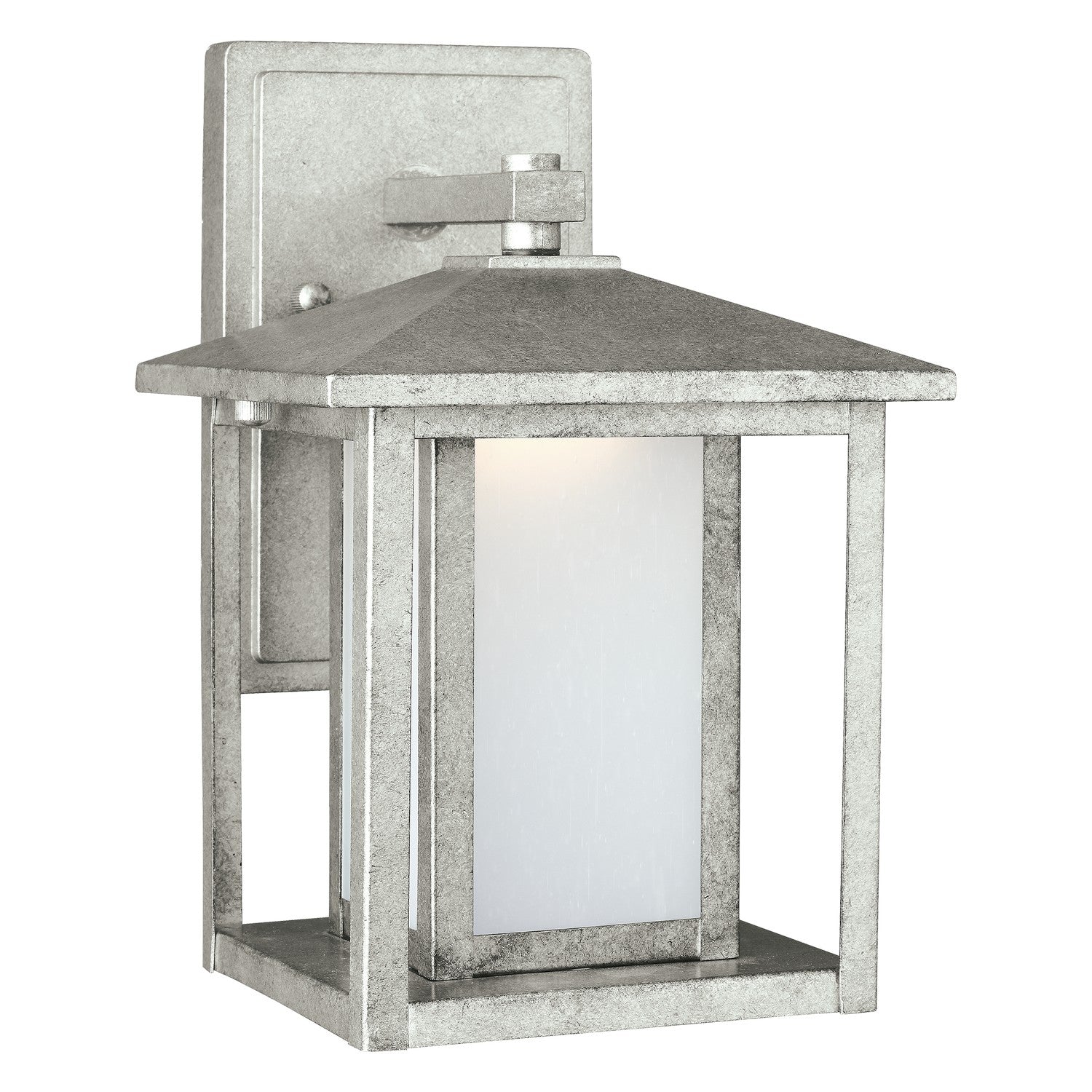 Generation Lighting - 8902997S-57 - LED Outdoor Wall Lantern - Hunnington - Weathered Pewter