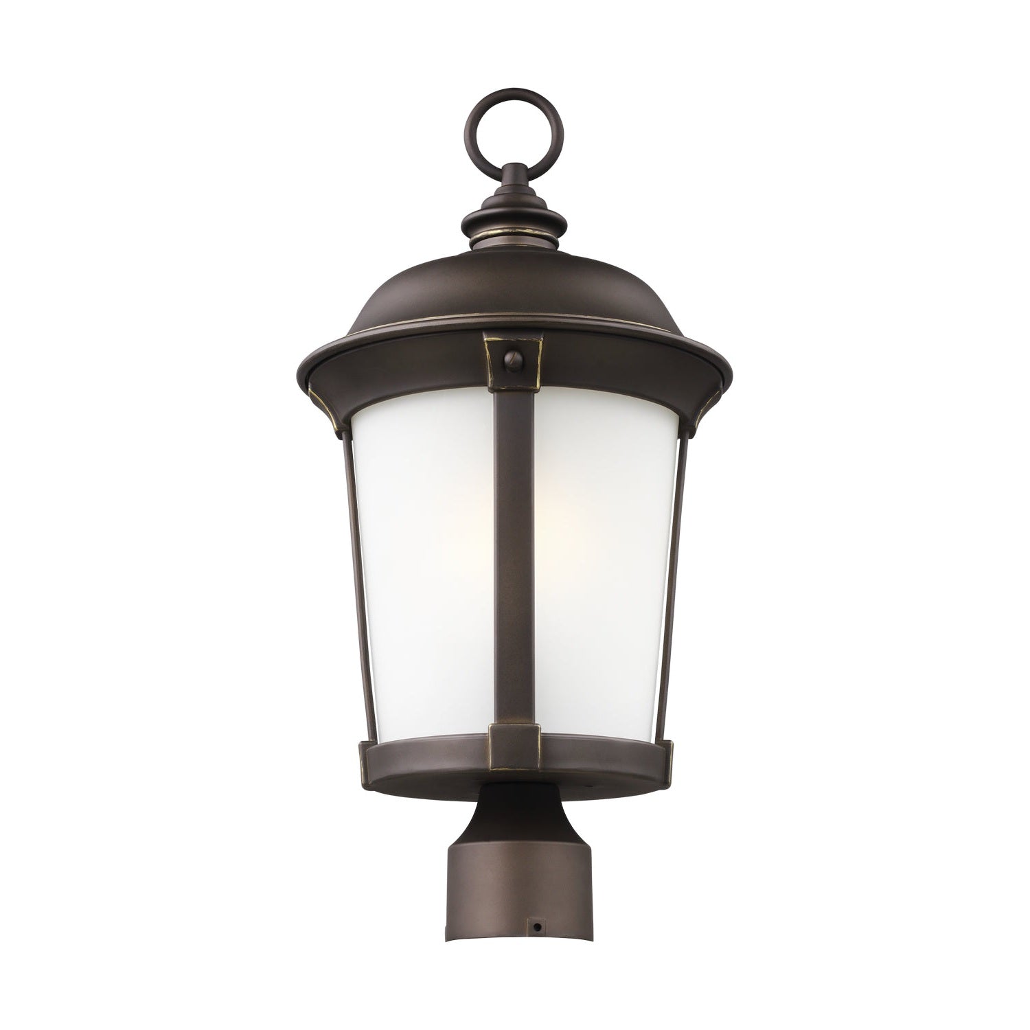Generation Lighting - 8250701EN3-71 - One Light Outdoor Post Lantern - Calder - Antique Bronze