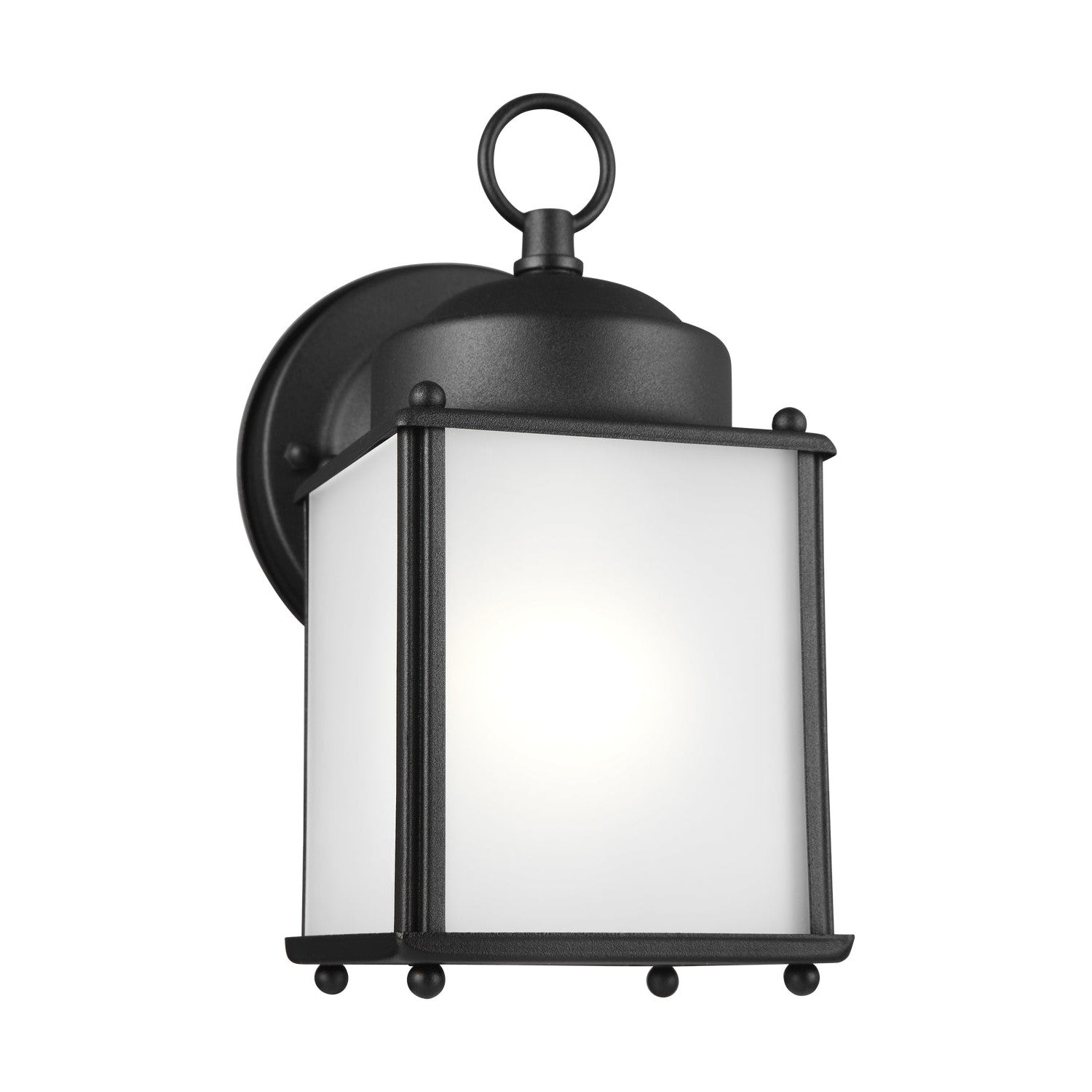 Generation Lighting - 8592001-12 - One Light Outdoor Wall Lantern - New Castle - Black