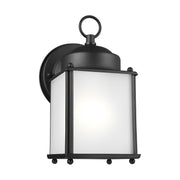 Generation Lighting - 8592001-12 - One Light Outdoor Wall Lantern - New Castle - Black