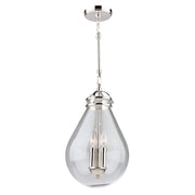 Artcraft - AC11282PN - Three Light Pendant - Alexandria - Polished Nickel