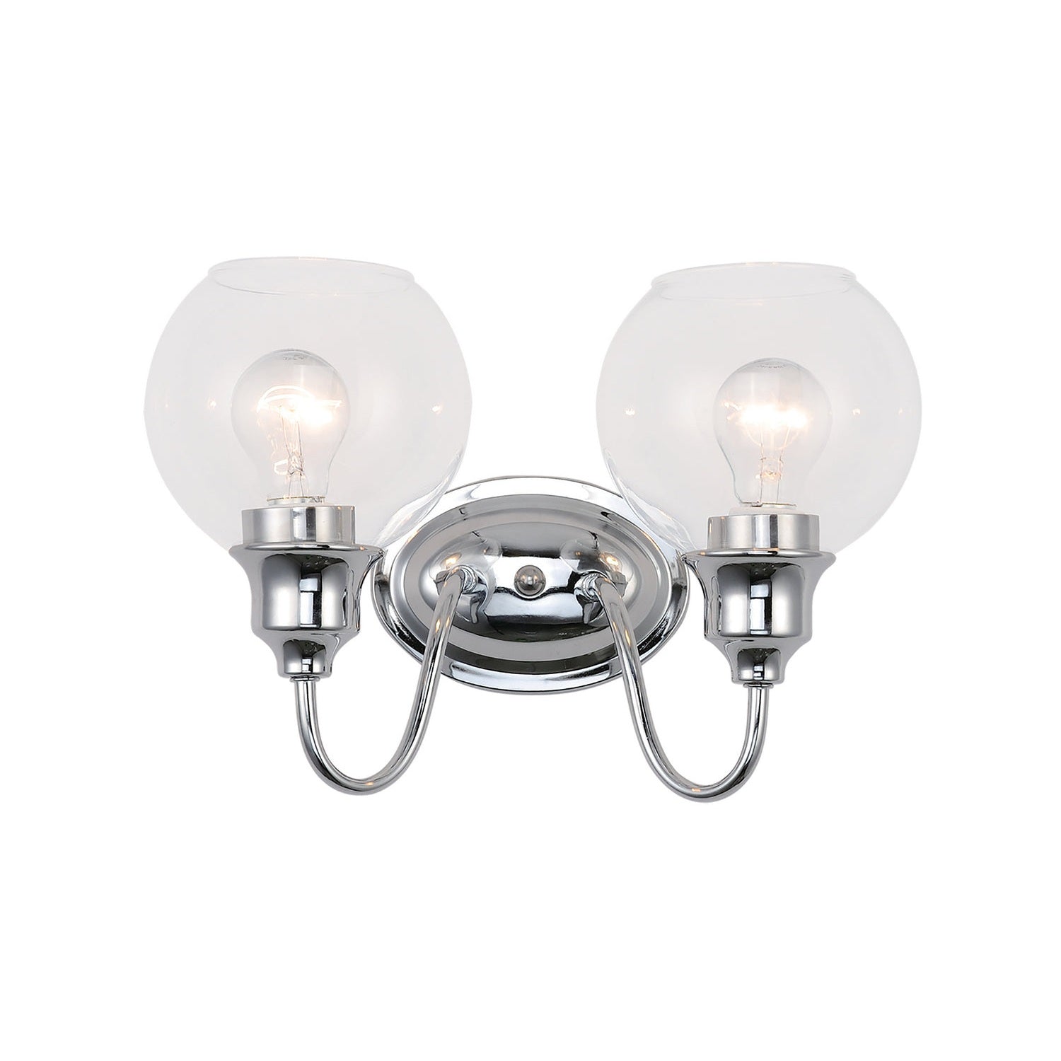 Maxim - 1112CLPC - Two Light Bath Vanity - Ballord - Polished Chrome