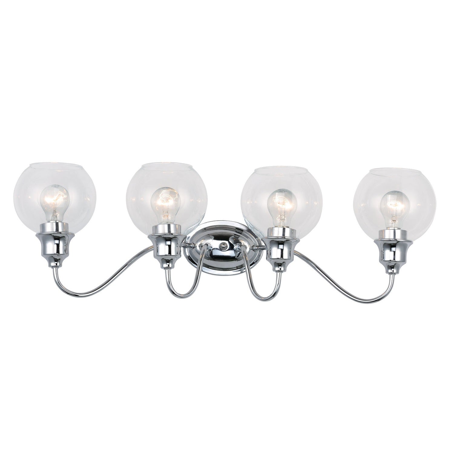 Maxim - 1114CLPC - Four Light Bath Vanity - Ballord - Polished Chrome