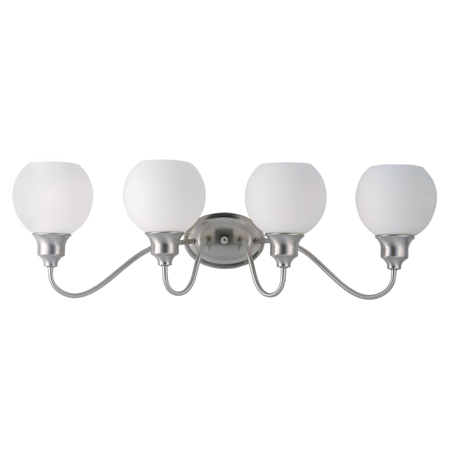 Maxim - 1114SWSN - Four Light Bath Vanity - Ballord - Satin Nickel