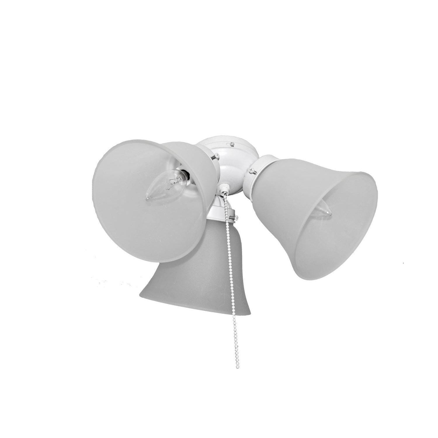 Maxim - FKT207FTMW - Three Light Ceiling Fan Light Kit - Fan Light Kits - Matte White