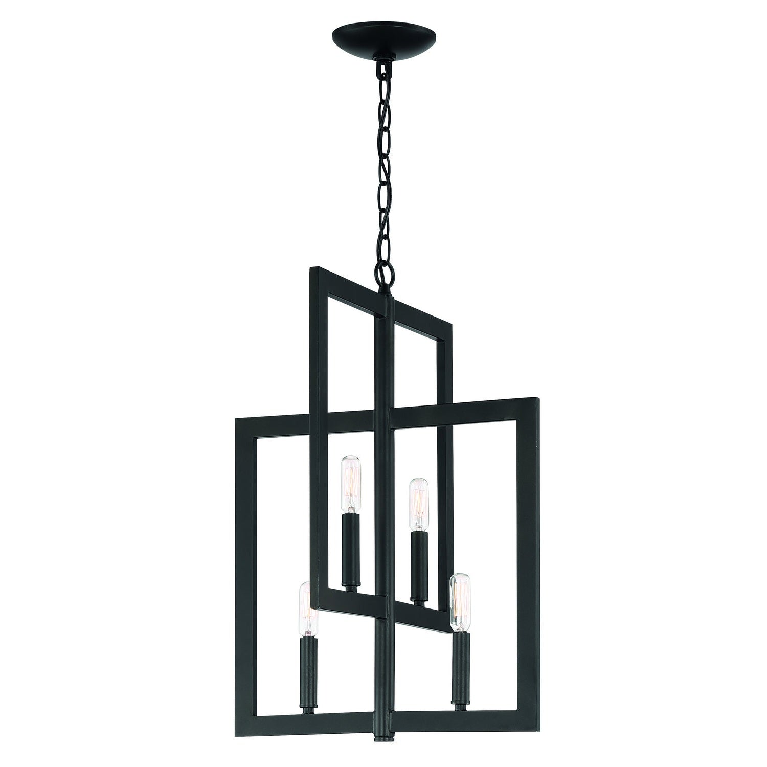 Craftmade - 44934-ESP - Four Light Foyer Pendant - Portrait - Espresso