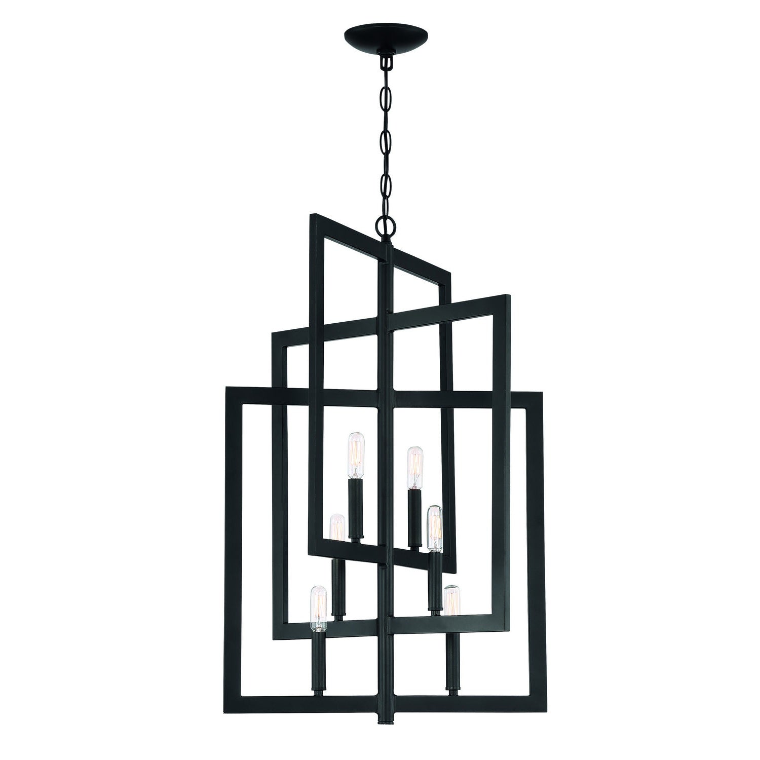 Craftmade - 44936-ESP - Six Light Foyer Pendant - Portrait - Espresso
