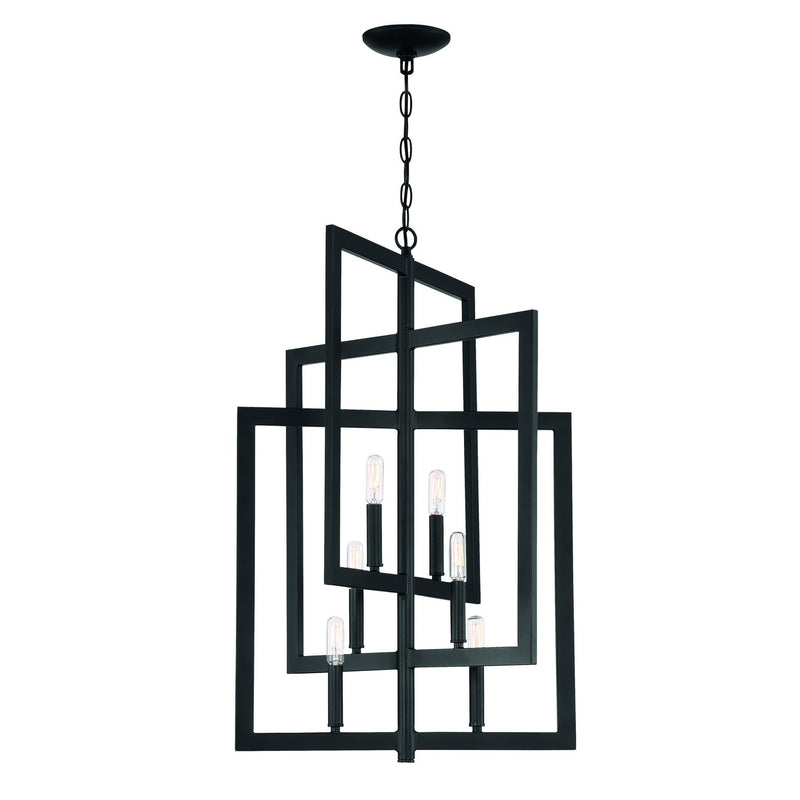 Craftmade - 44936-ESP - Six Light Foyer Pendant - Portrait - Espresso