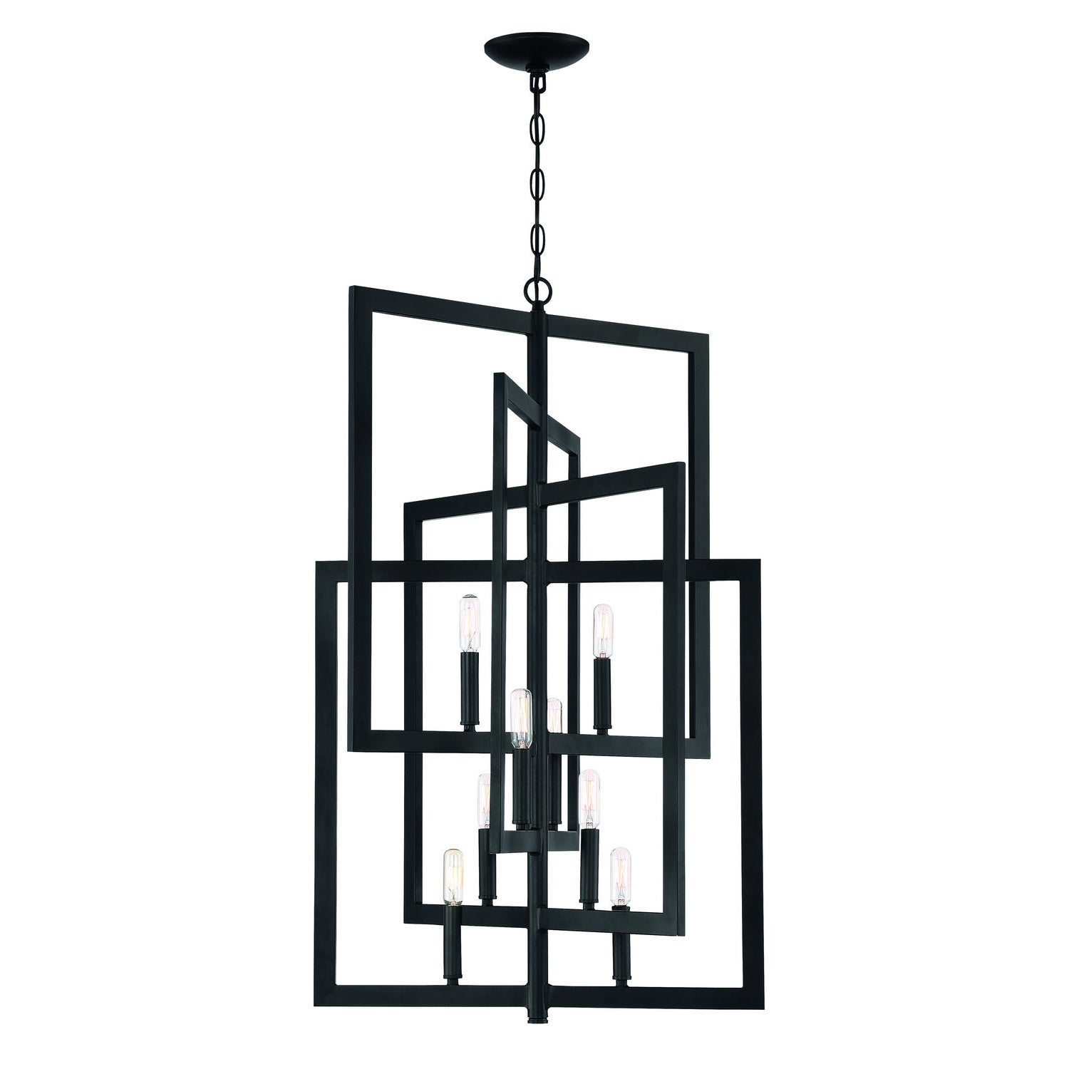 Craftmade - 44938-ESP - Eight Light Foyer Pendant - Portrait - Espresso
