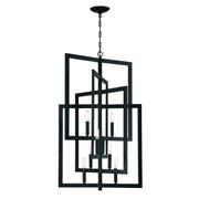 Craftmade - 44938-ESP - Eight Light Foyer Pendant - Portrait - Espresso