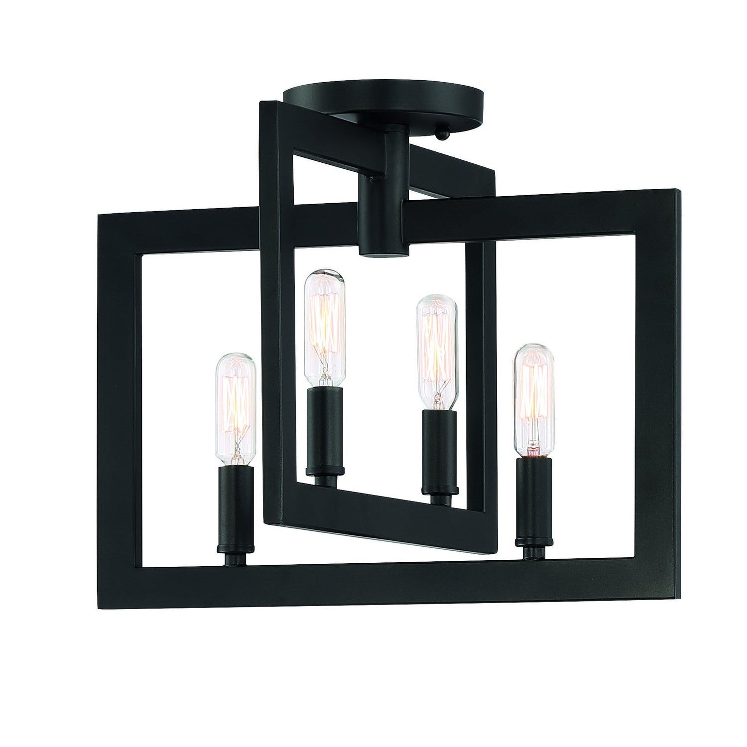 Craftmade - 44954-ESP - Four Light Semi Flush Mount - Portrait - Espresso