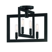Craftmade - 44954-ESP - Four Light Semi Flush Mount - Portrait - Espresso