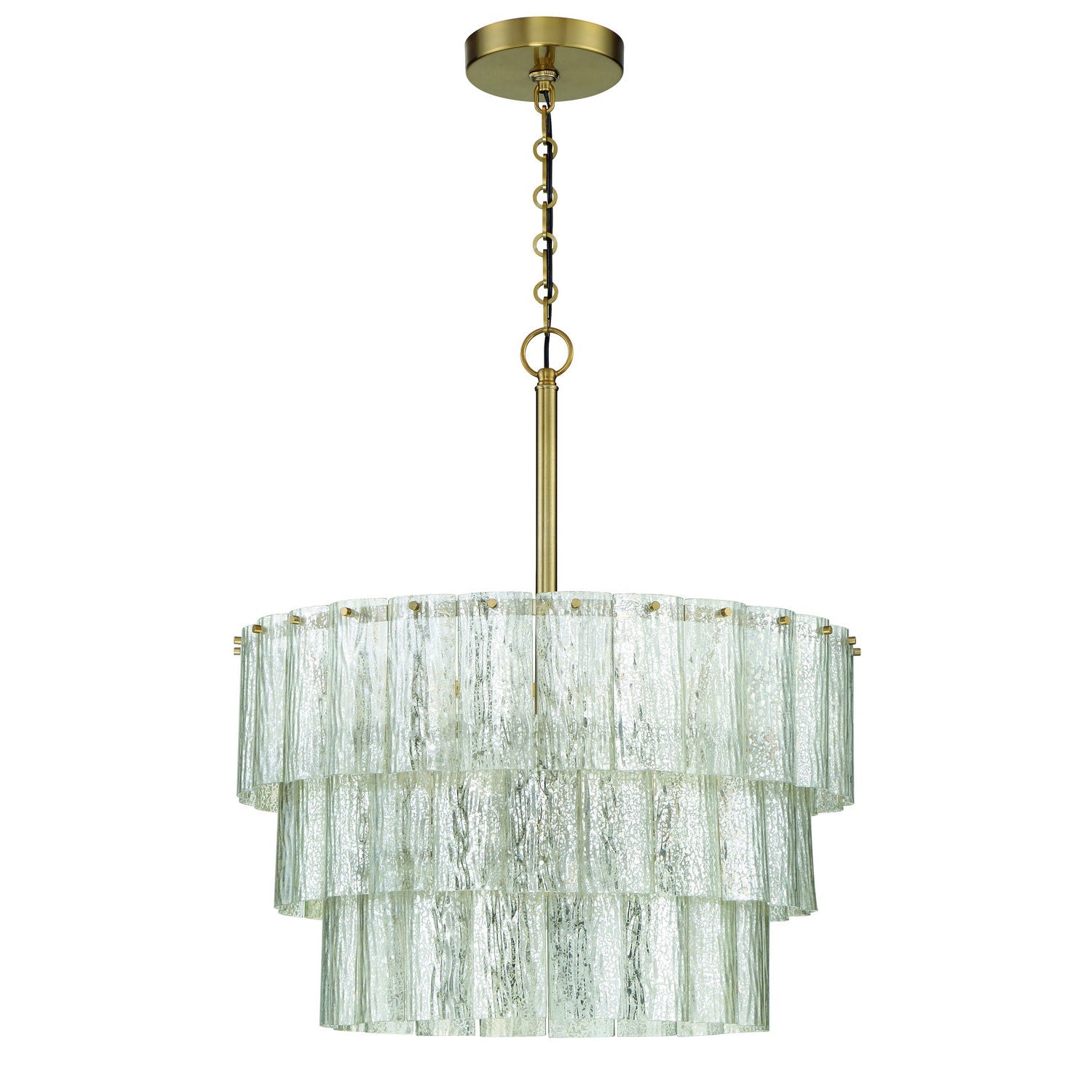Craftmade - 48694-SB - Nine Light Pendant - Museo - Satin Brass