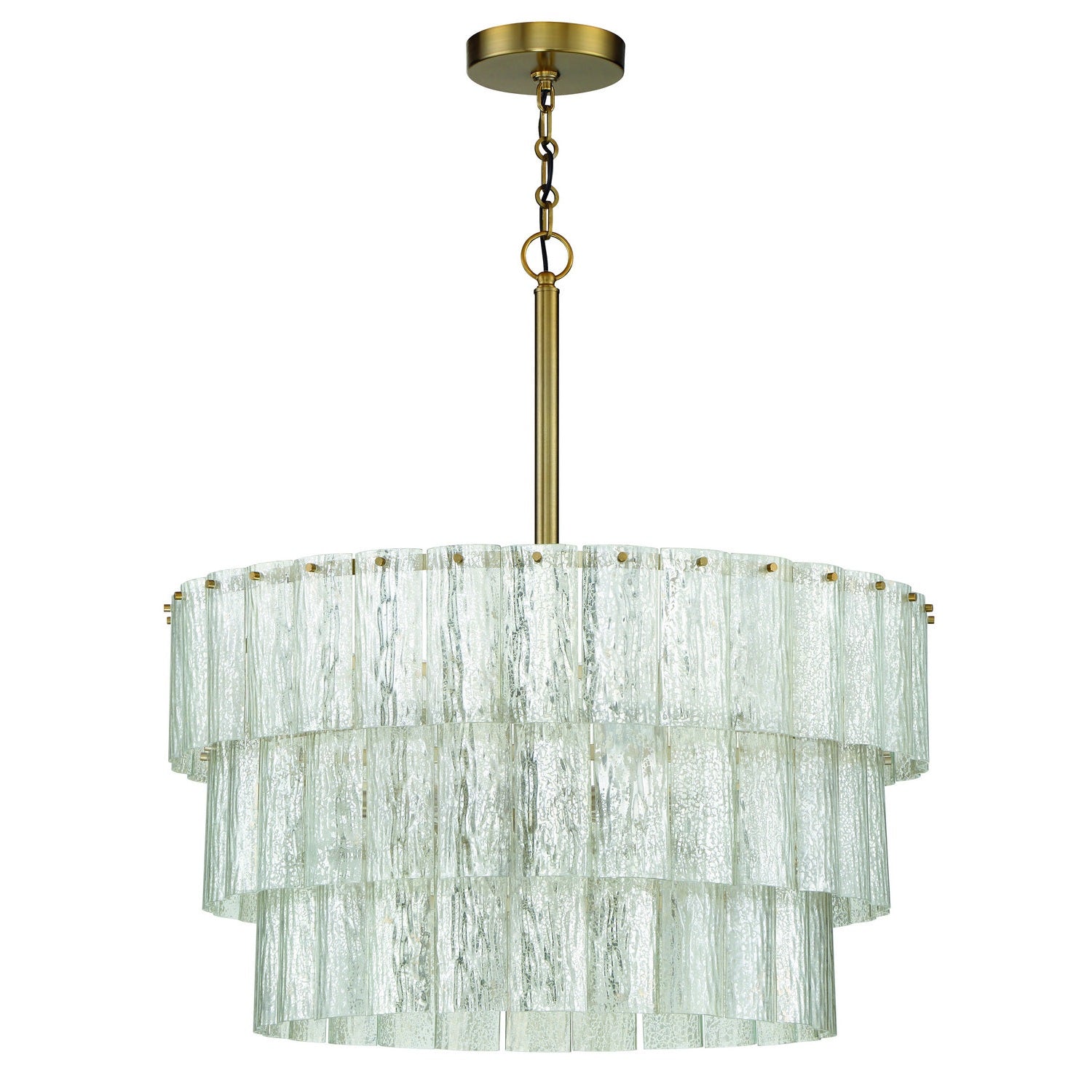 Craftmade - 48696-SB - Nine Light Pendant - Museo - Satin Brass
