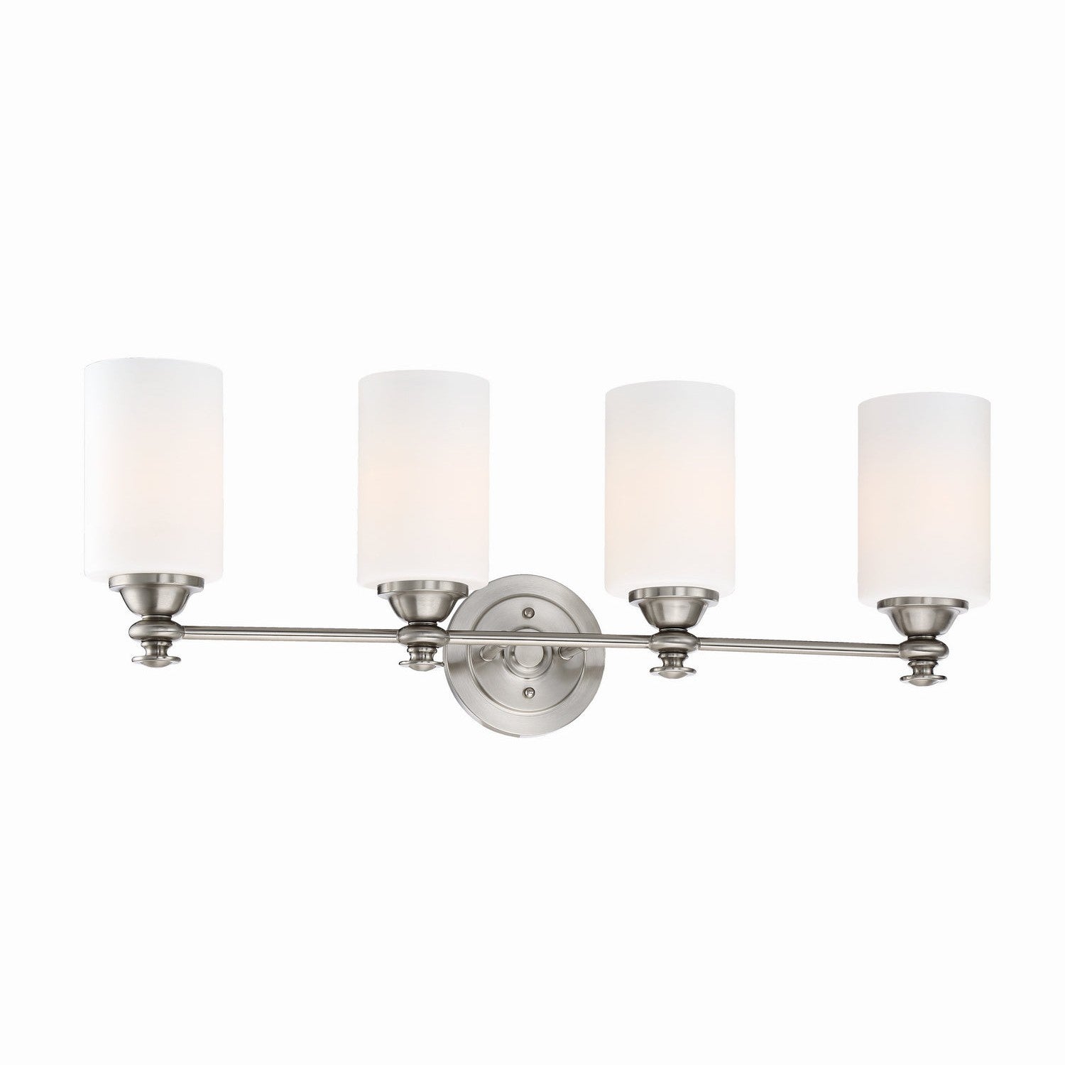 Craftmade - 49804-BNK - Four Light Vanity - Dardyn - Brushed Polished Nickel