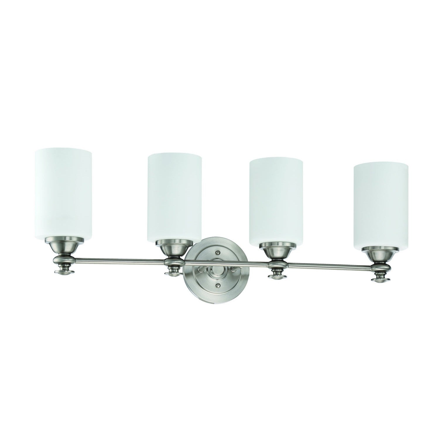 Craftmade - 49804-BNK - Four Light Vanity - Dardyn - Brushed Polished Nickel