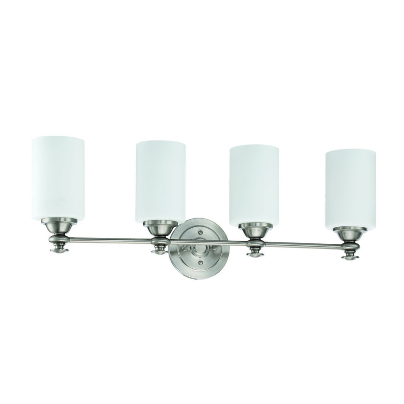 Craftmade - 49804-BNK - Four Light Vanity - Dardyn - Brushed Polished Nickel