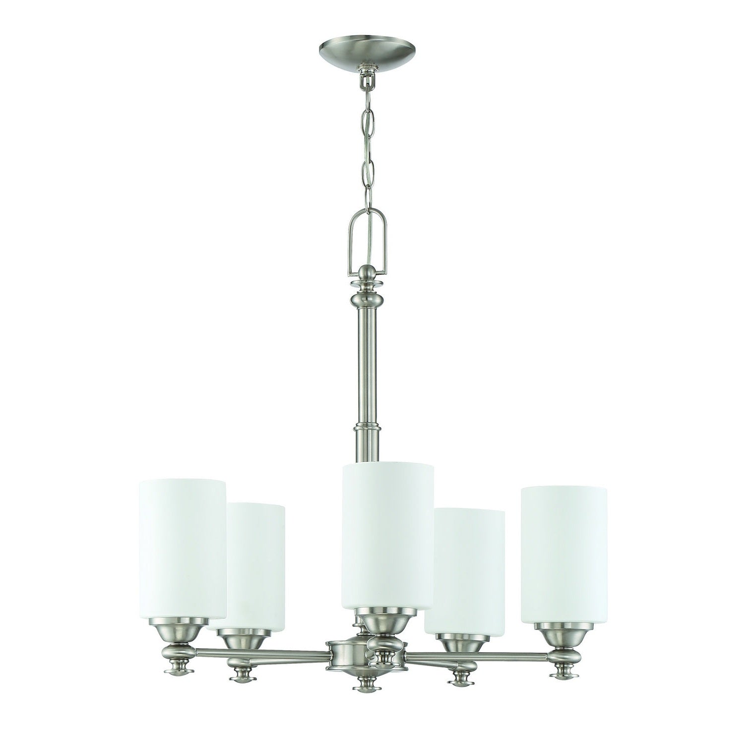 Craftmade - 49825-BNK - Five Light Chandelier - Dardyn - Brushed Polished Nickel
