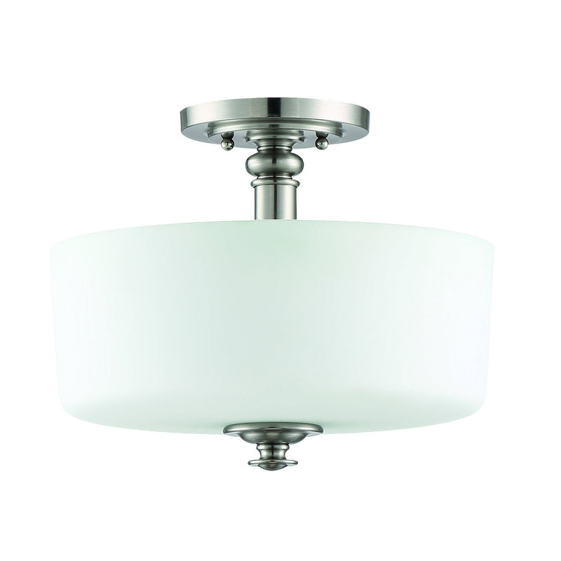 Craftmade - 49853-BNK - Three Light Convertible Semi Flush - Dardyn - Brushed Polished Nickel