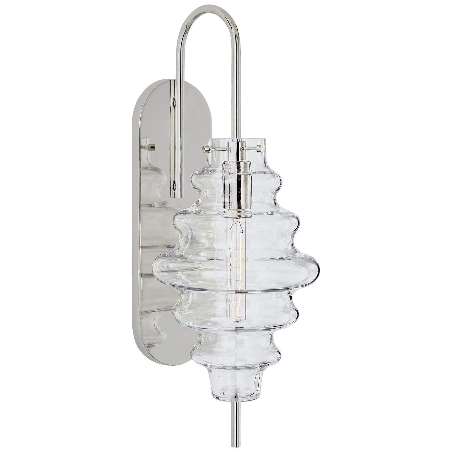 Visual Comfort Signature - KW 2270PN-CG - One Light Wall Sconce - Tableau - Polished Nickel