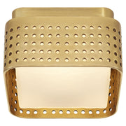 Visual Comfort Signature - KW 4055AB-CDG - LED Flush Mount - Precision - Antique-Burnished Brass
