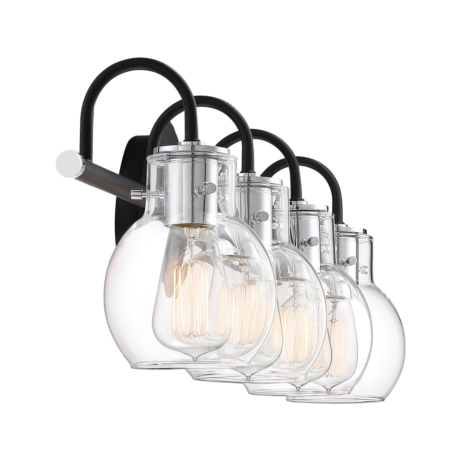 Quoizel - ANW8604EK - Four Light Bath Fixture - Andrews - Earth Black