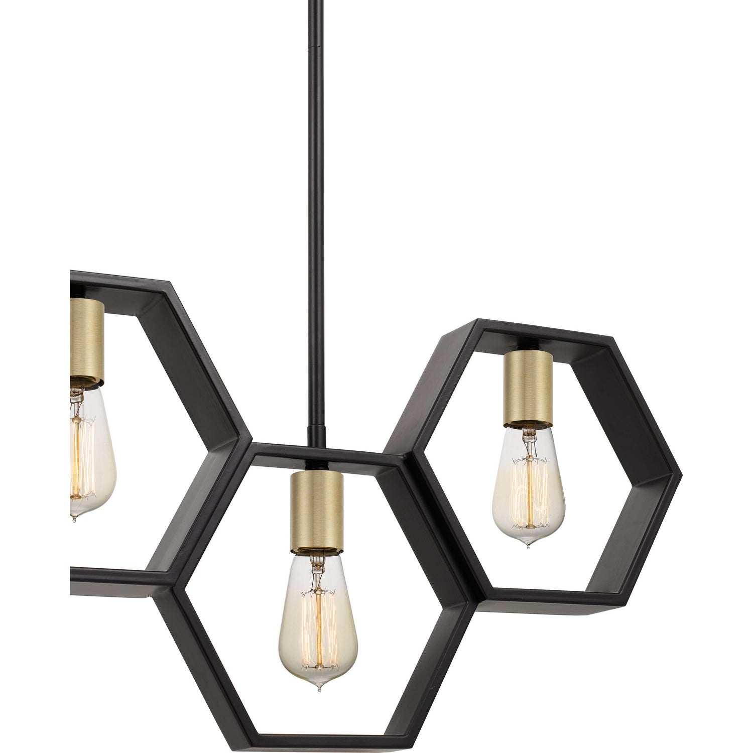 Quoizel - BSK540EK - Five Light Island Chandelier - Bismarck - Earth Black