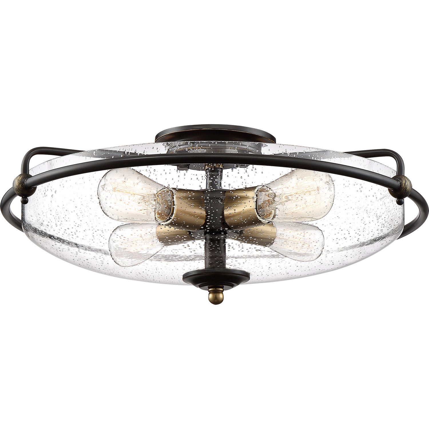 Quoizel - GFC1621PN - Four Light Flush Mount - Griffin - Palladian Bronze