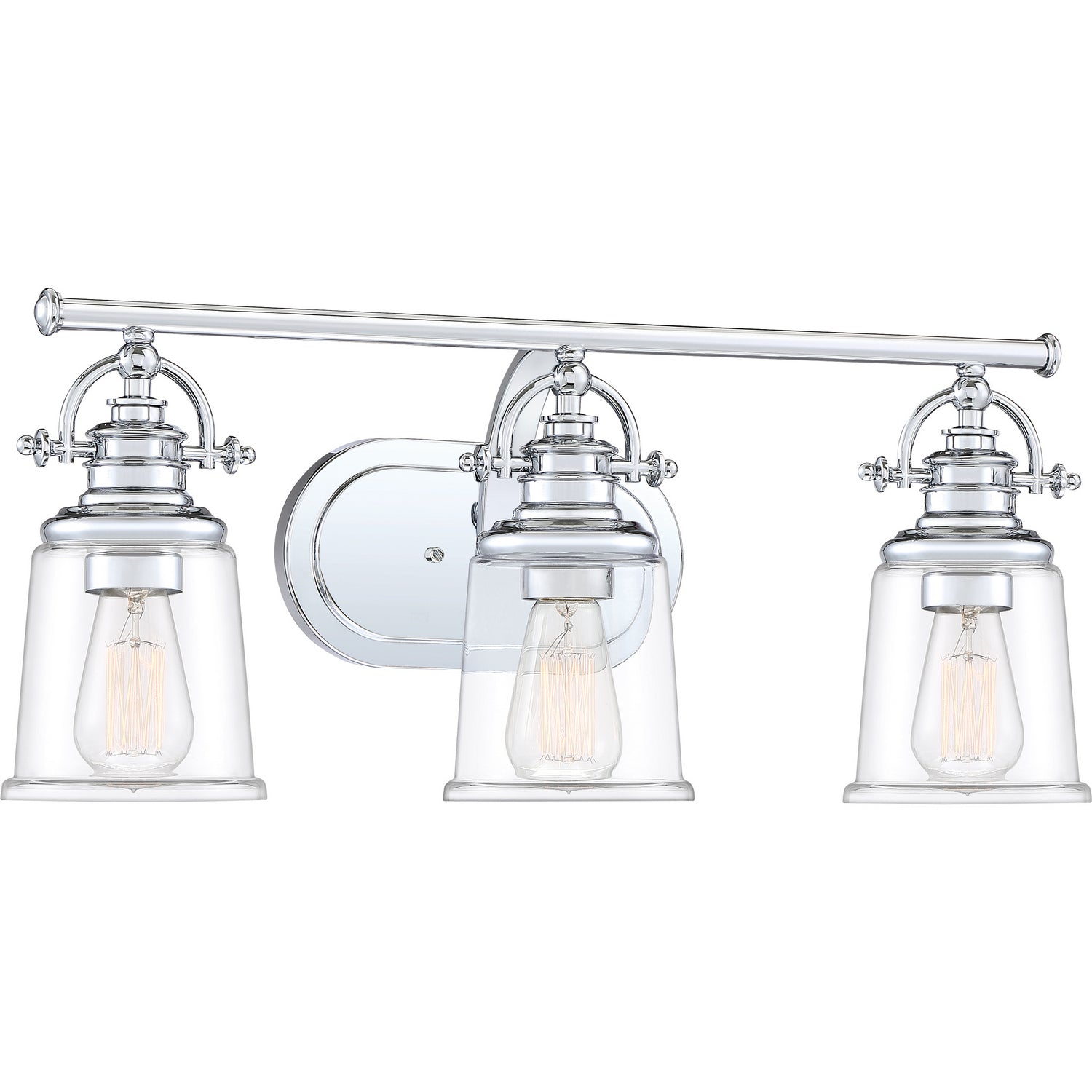 Quoizel - GRT8603C - Three Light Bath Fixture - Grant - Polished Chrome