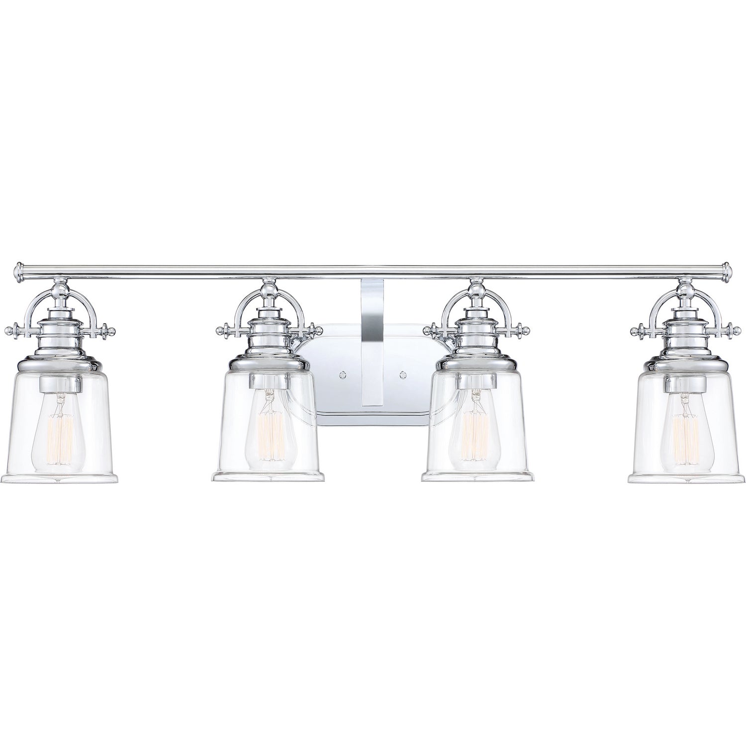 Quoizel - GRT8604C - Four Light Bath Fixture - Grant - Polished Chrome