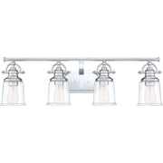 Quoizel - GRT8604C - Four Light Bath Fixture - Grant - Polished Chrome