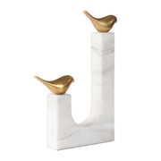 Uttermost - 18603 - Sculpture - Songbirds - White Marble