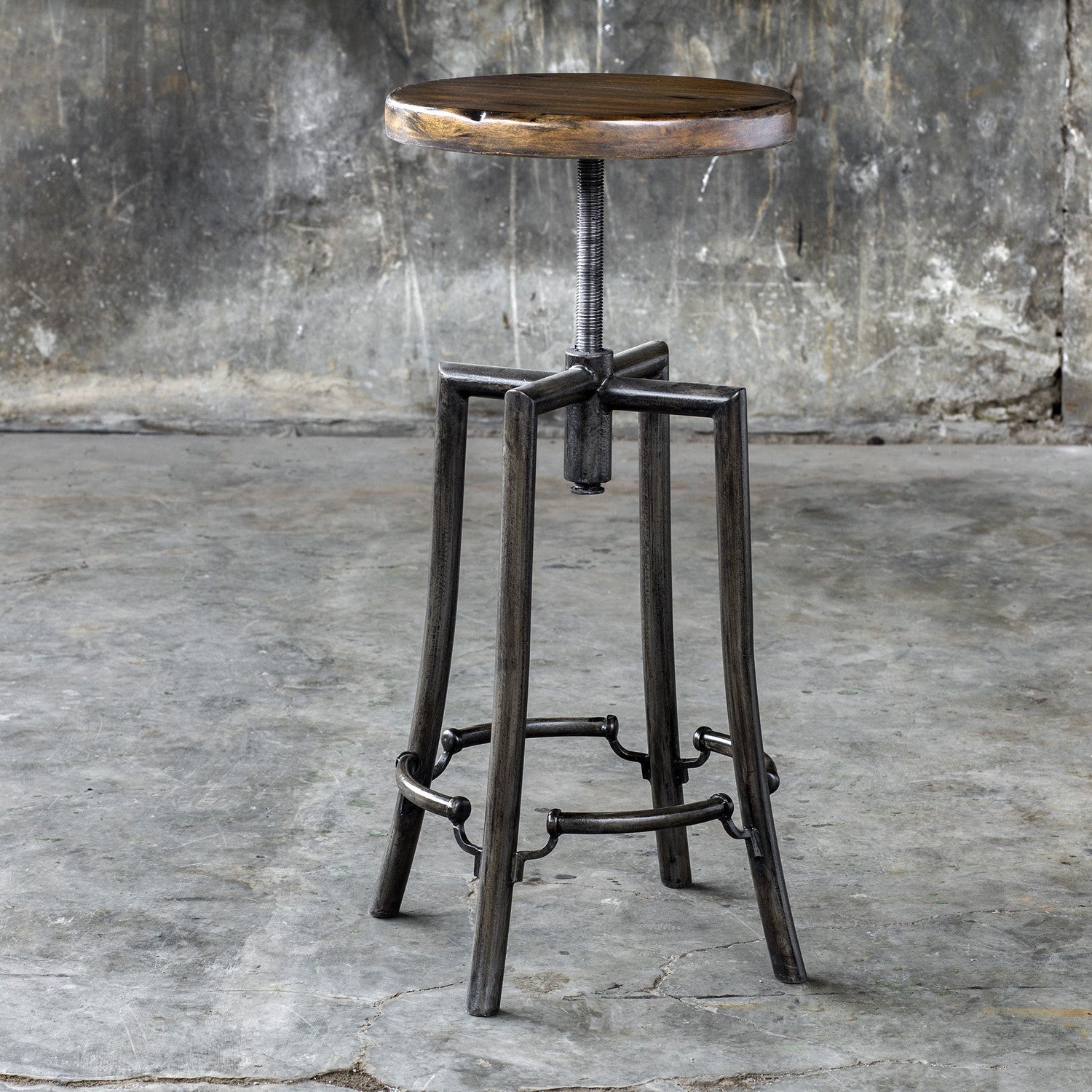 Uttermost - 25898 - Bar Stool - Westlyn - Burnished Dark Walnut
