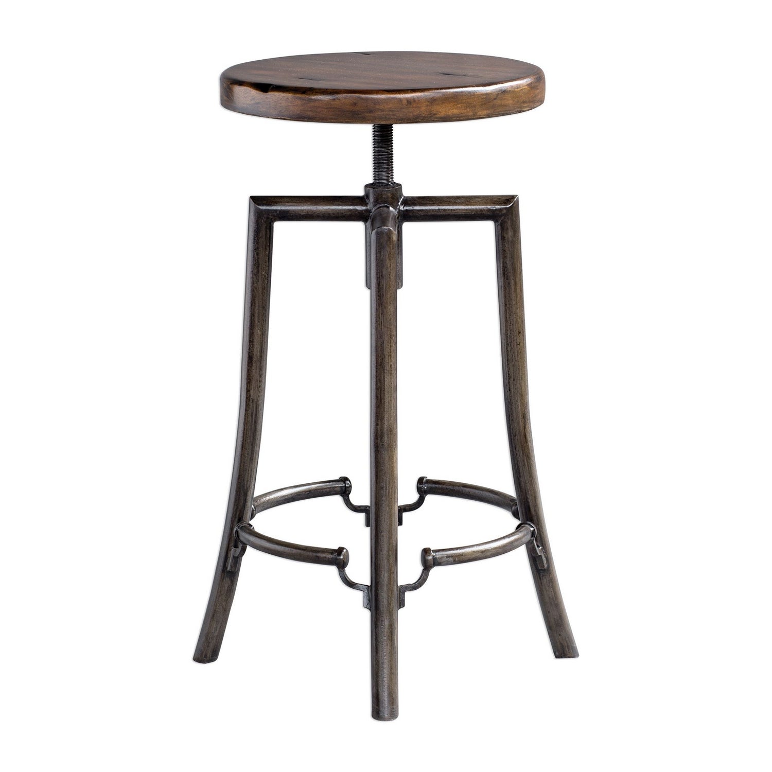 Uttermost - 25898 - Bar Stool - Westlyn - Burnished Dark Walnut