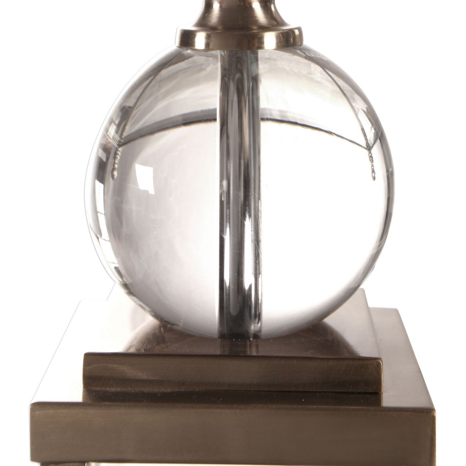 Uttermost - 27883 - One Light Table Lamp - Crista - Brushed Nickel