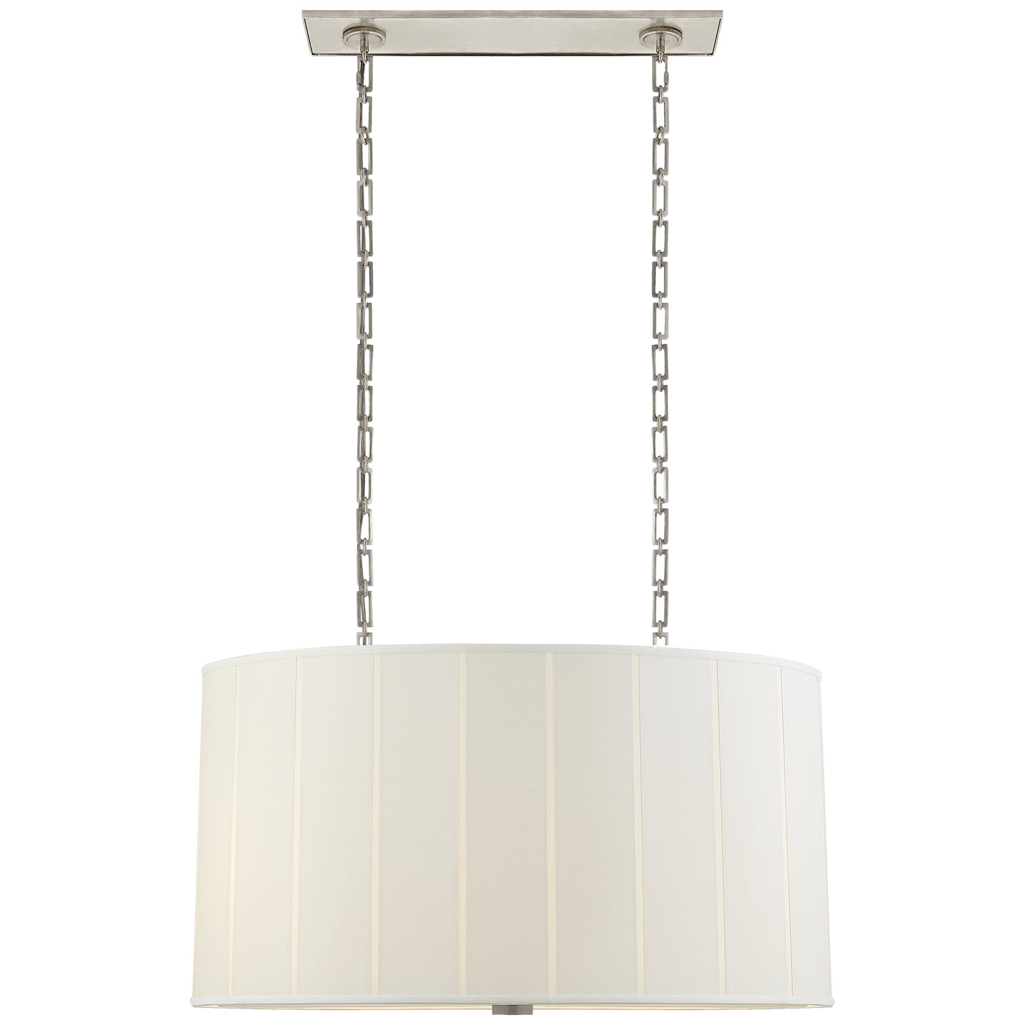 Visual Comfort Signature - BBL 5031SS-S - Four Light Pendant - Perfect Pleat - Soft Silver