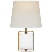 Visual Comfort Signature - SK 2030CG/HAB-L - One Light Wall Sconce - Henri - Crystal and Hand-Rubbed Antique Brass