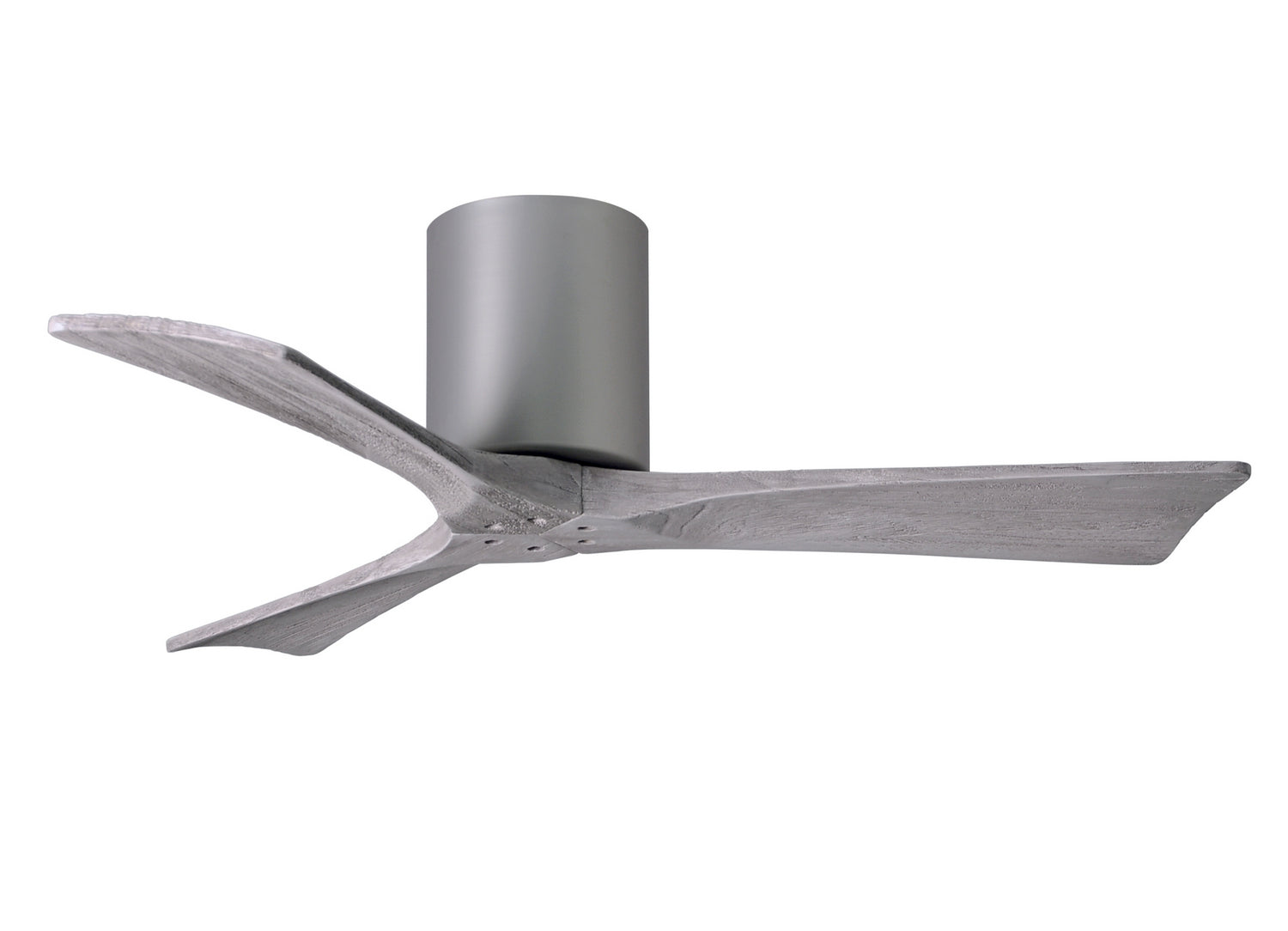 Matthews Fan Company - IR3H-BN-BW-42 - 42"Ceiling Fan - Irene-3H - Brushed Nickel