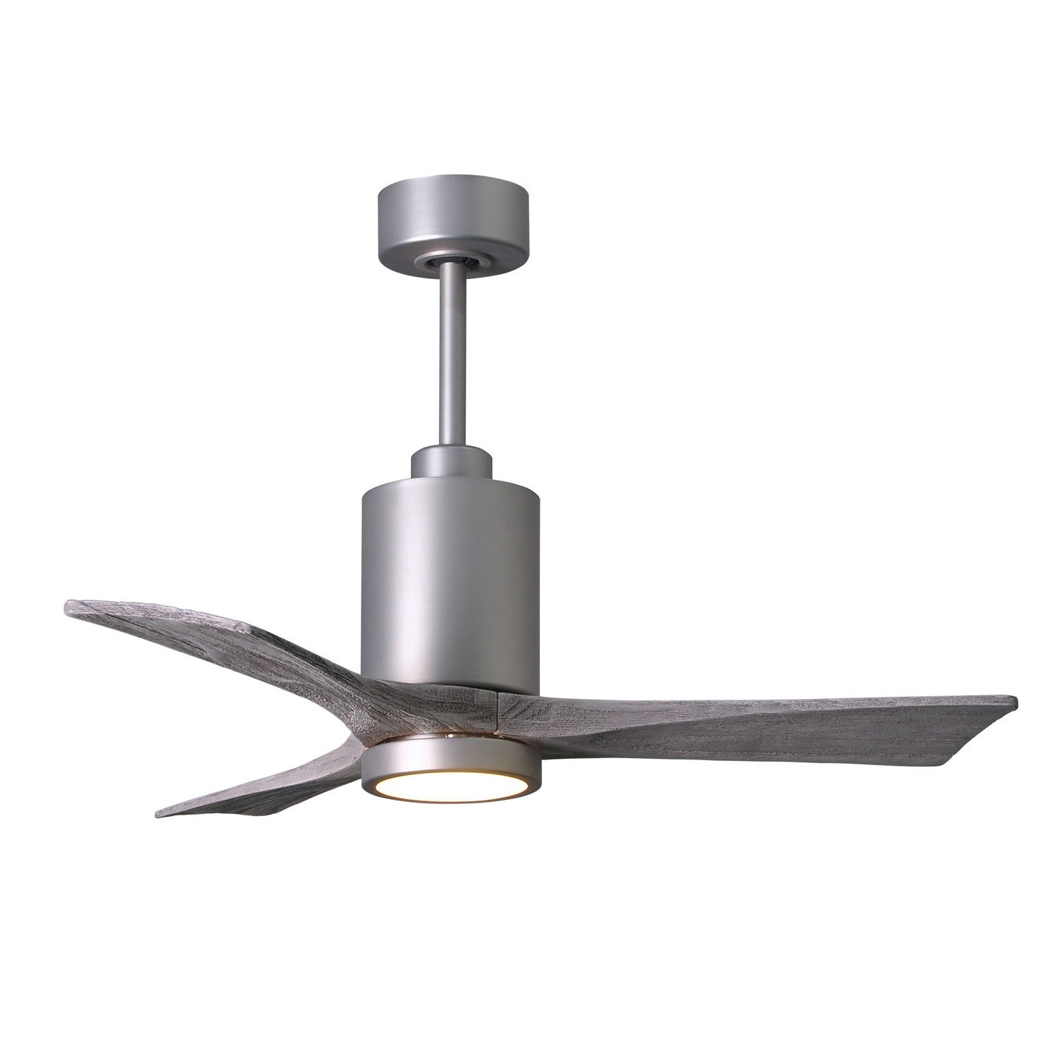 Matthews Fan Company - PA3-BN-BW-42 - 42"Ceiling Fan - Patricia - Brushed Nickel