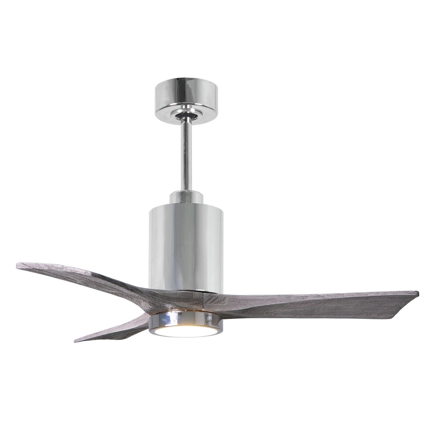 Matthews Fan Company - PA3-CR-BW-42 - 42"Ceiling Fan - Patricia - Polished Chrome